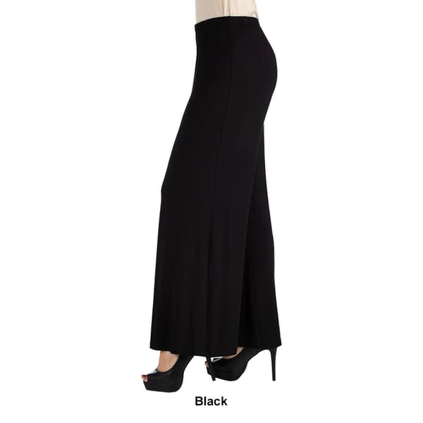 Womens 24/7 Comfort Apparel Womens Comfortable Palazzo Pants