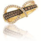 Le Vian(R) Gold Brown & White Chocolate Intertwined Ring - image 1