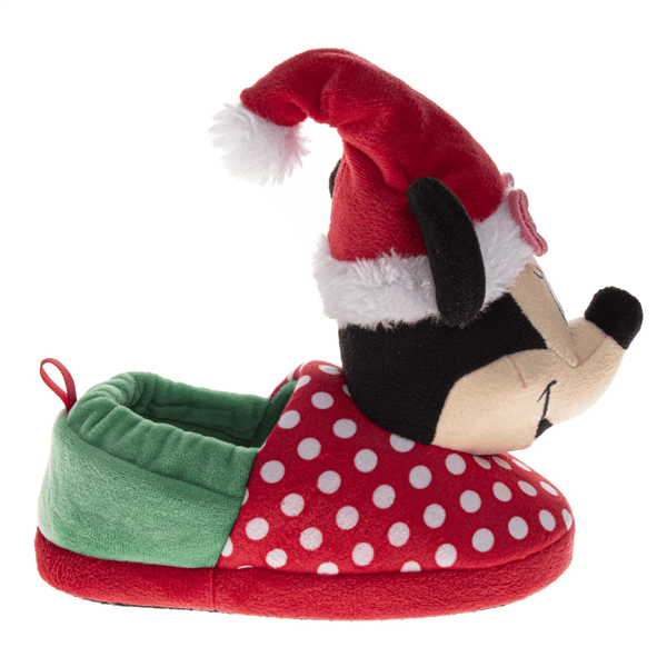 Little Boys  Disney™ Santa Minnie Mouse Christmas Cozy Slippers