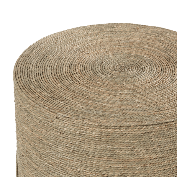 9th & Pike® Traditional Brown Seagrass Accent Table