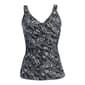 Plus Size Dolfin® Aquashape Botanical Wrap Tankini Swim Top - image 6