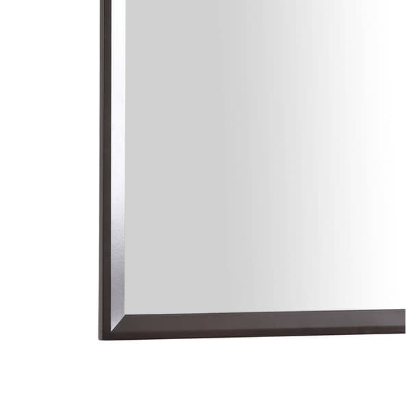 Passion Furniture Classic Square Framed Dresser Mirror - 36x36