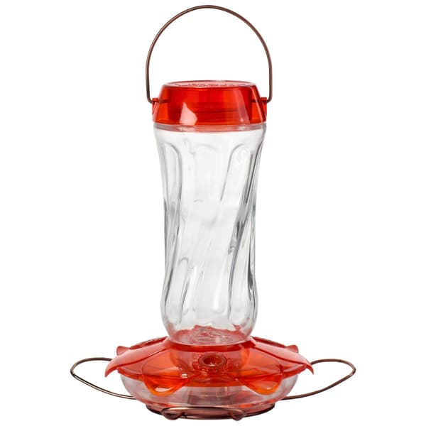 Decorative Glass Bird Feeder - image 