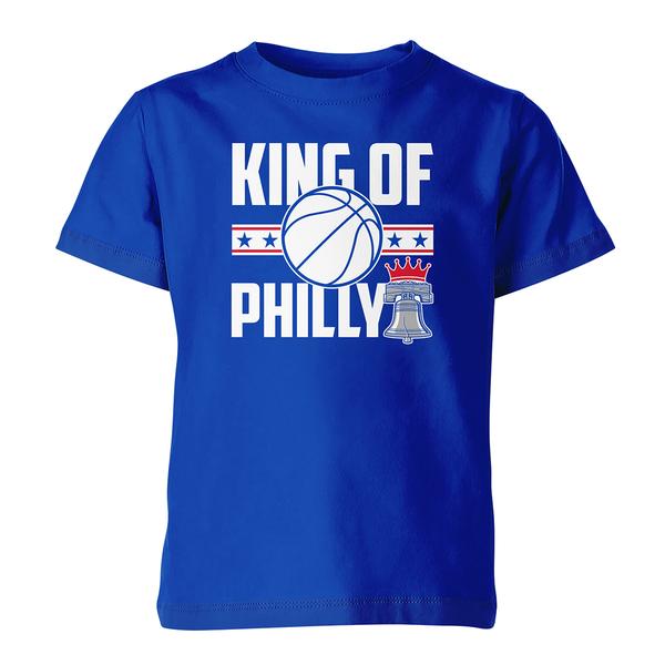 Boys (8-20) Tailgate King of Philly Basketball Short Sleeve Tee - image 