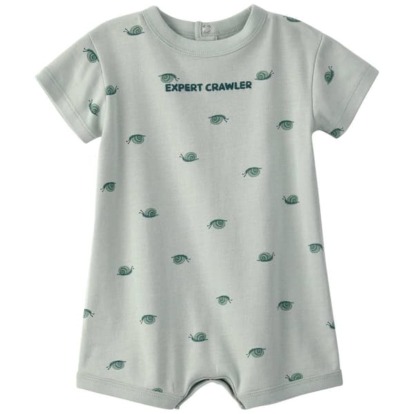 Baby Boy (3-24M) Carter''s Snails/Expert Crawler Ss Romper