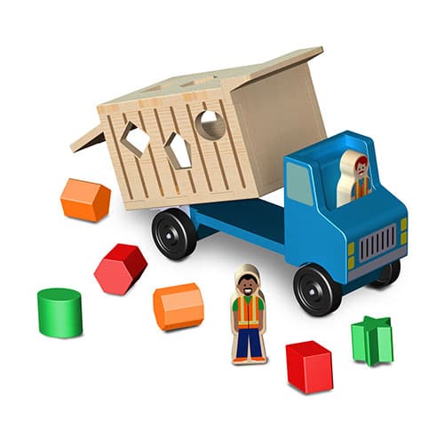 Melissa &amp; Doug® Shape-Sorting Dump Truck