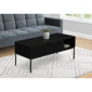 Monarch Specialties Contemporary 42in. Rectangular Coffee Table - image 1