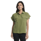 Womens Rafaella(R) Patch Pocket Top with Logo Buttons Shirt - image 1