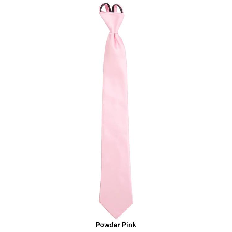 Mens Architect® Sateen Solid Zipper Tie