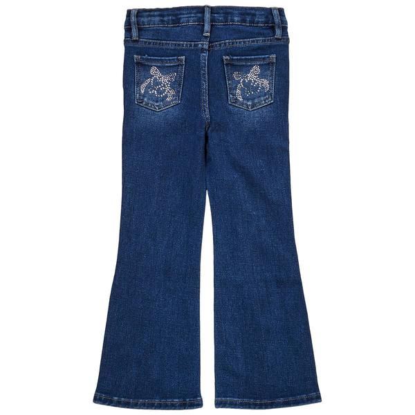 Girls (4-6x) YMI® Rhinestone Hearts Flared Jeans
