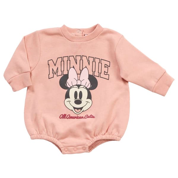 Baby Girl &#40;NB-9M&#41; Disney Minnie Long Sleeve Bodysuit - image 