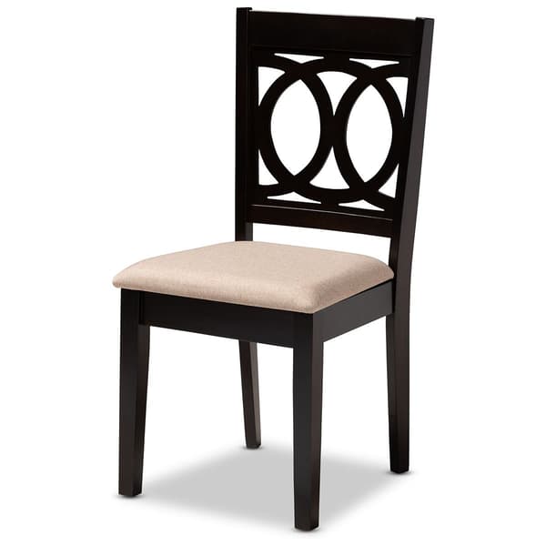 Baxton Studio Lenoir Wood Dining Chairs - Set of 4