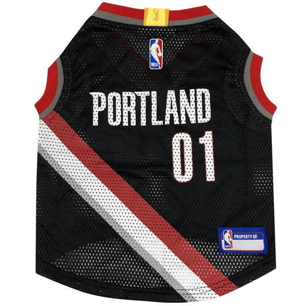 NBA Portland Trailblazers Mesh Basketball Pet Jersey