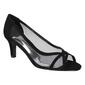 Womens Easy Street Picaboo Suede Peep Toe Pumps - image 1