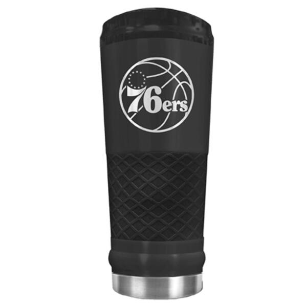 NBA Philadelphia 76ers Powder Coated Stainless Steel Tumbler - image 