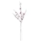 K&K Interiors Ornaments & Bells Glitter Flocked White Branch - image 1