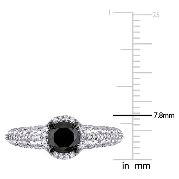 Radiant Rainbow™ 10kt. White Gold Diamond Fashion Ring