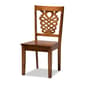 Baxton Studio Mina Walnut Brown Finished Wood 5pc. Dining Set - image 2