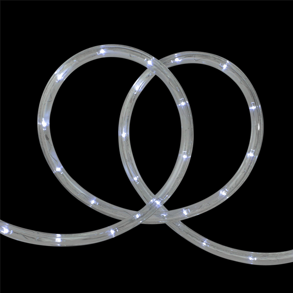 Hofert White LED Flexible Christmas Rope Light - 96ft.