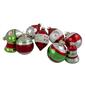 Northlight Seasonal 9ct. 2-Finish Striped Christmas Ornaments - image 1