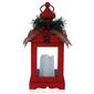Alpine Warm White LED Candle Metal and Glass Lantern - image 1