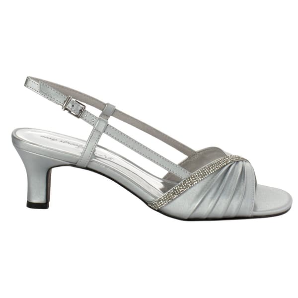 Womens Easy Street Delite Kitten Heel Dress Sandals