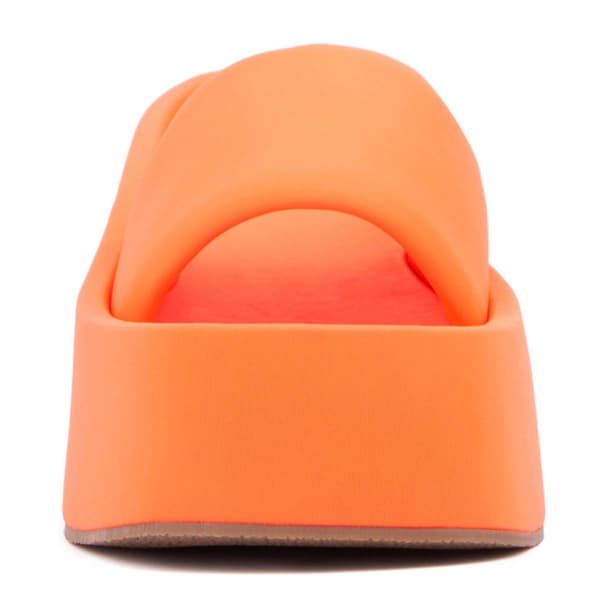 Womens Olivia Miller Uproar Wedge Sandals