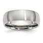 Mens Gentlemen's Classics&#40;tm&#41; 7mm Domed Steel Wedding Band - image 1