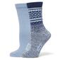 Womens HUE 2pk. Border Fair Isle Boot Socks - image 1