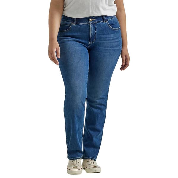 Plus Size Lee(R) Flex Motion Straight Leg Denim Jeans