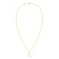 Nova Star® Gold-Plated Lab-Grown Diamond Initial C Pendant - image 2