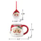 Mr. Christmas 16oz. Ceramic Santa Mug & Ornament Set - image 3