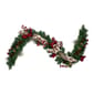 Northlight Seasonal 6ft. Bows & Berries Christmas Garland - image 1