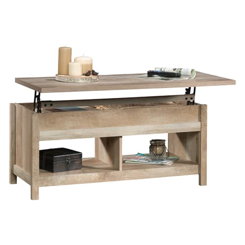 Sauder Cannery Bridge Lift Top Coffee Table - Lintel Oak