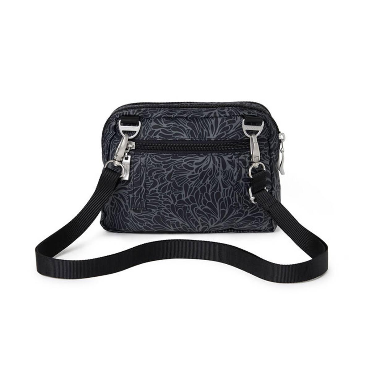Baggallini Legacy Triple Zip Convertible Floral Crossbody