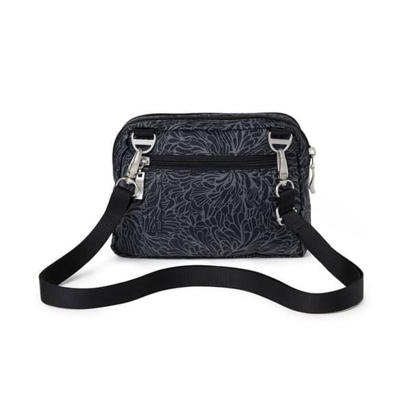 Baggallini Legacy Triple Zip Convertible Floral Crossbody