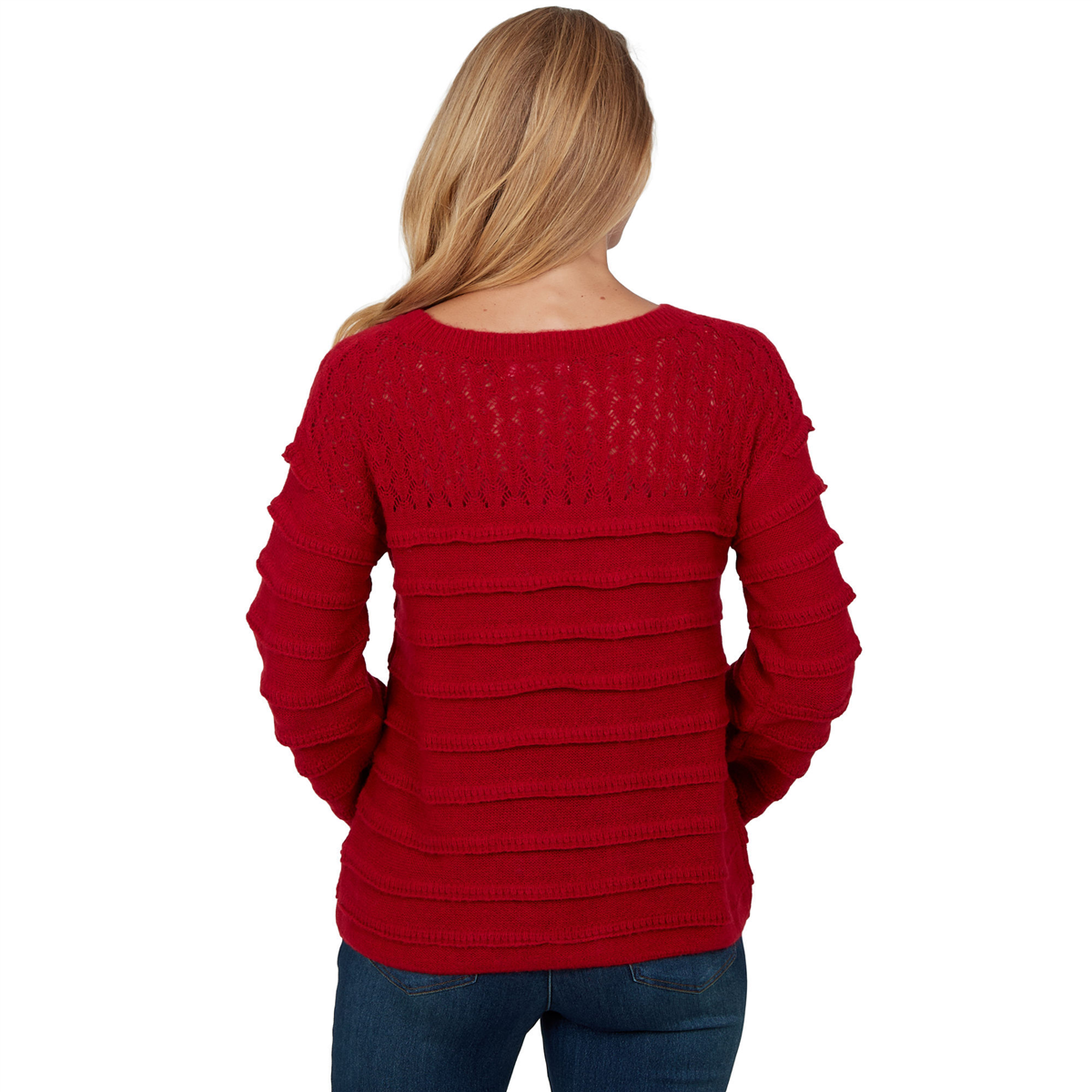 Petite Skye’s the Limit Fashion Essentials Ruffled Sweater
