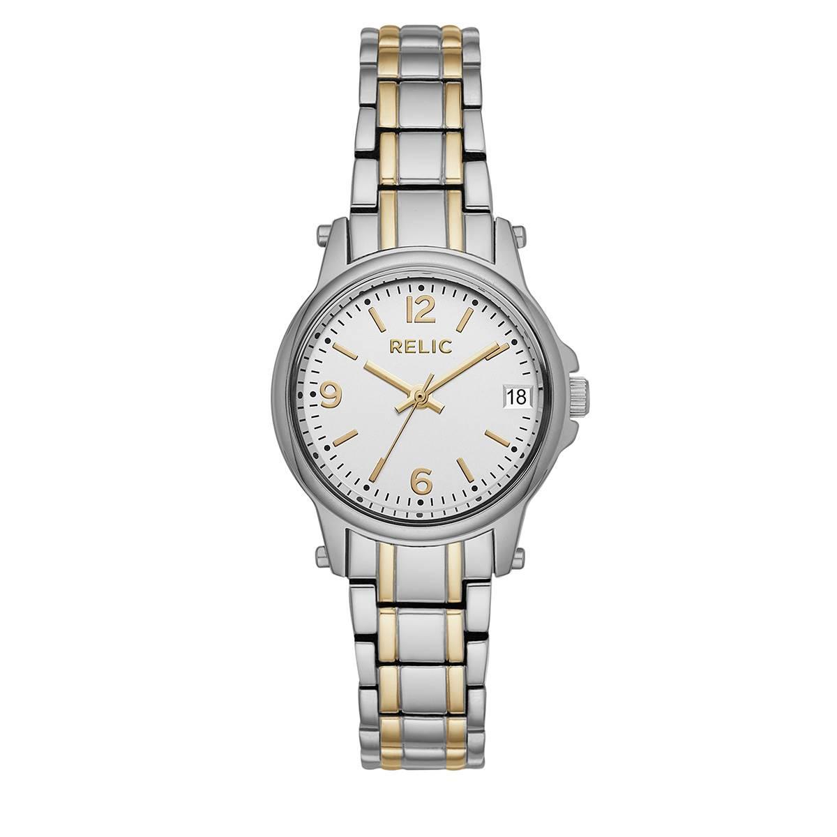Womens RELIC by Fossil Matilda Two-Tone Bracelet Watch -...