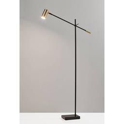 Adesso Collette LED Black Floor Lamp