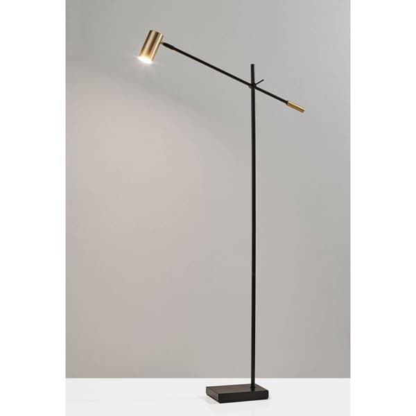Adesso Collette LED Black Floor Lamp