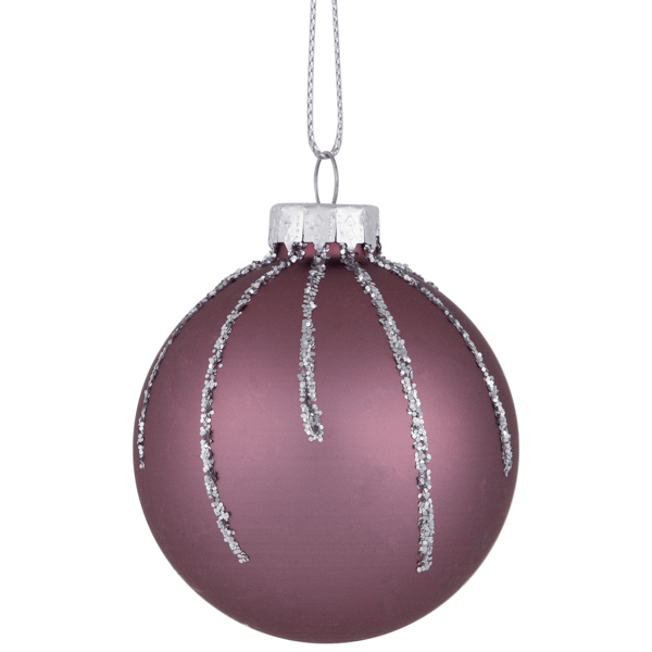 Northlight 24ct. Pink Shiny & Matte Christmas Glass Ornaments