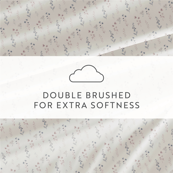 Soft Essentials 4pc. Ultra Soft Delicate Painted Meadow Sheet Set