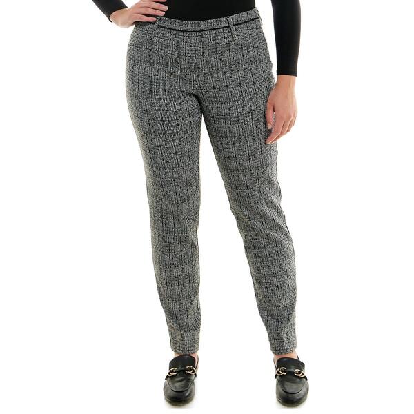 Womens Zac &amp; Rachel Jacquard Millennium Blur Grid Pants - image 
