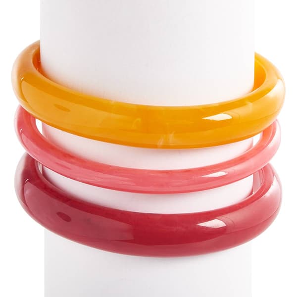Ashley Cooper(tm) Multi Color Thin Resin Bangle Bracelet - image 