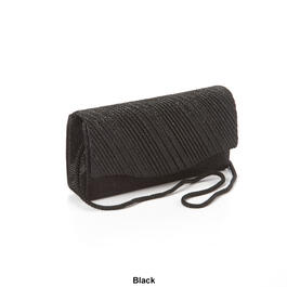 D&#39;Margeaux Ribbed Glitter Evening Clutch