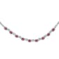 Gianni Argento Ruby CZ Oval Necklace - image 1