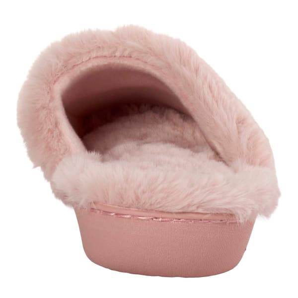 Womens Nanette Lepore Lurex Fair Isle Chenille Slide Slippers