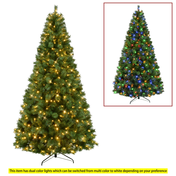 Puleo International 9ft. Pre-Lit LED Lights Wyoming Pine Tree