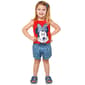Toddler Girl Disney Minnie Americana Tank & Short Set - image 1