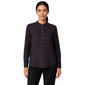 Womens Zac & Rachel Long Sleeve 1/2 Button Down Plaid Blouse - image 1